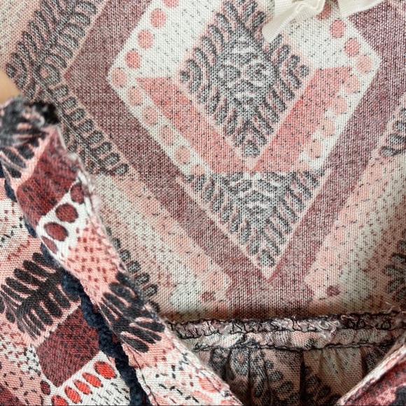 Japna Aztec Print Drop Waist Dress / Cover-Up L - Picture 7 of 8